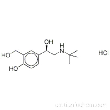 1,3-Benzenedimethanol, a1 - [[(1,1-dimetiletil) amino] metil] -4-hidroxi-, clorhidrato (1: 1), (57188115, a1R) - CAS 50293-90-8